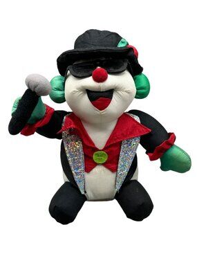 parts only Christmas Animated Snowman Plush Santa Claus is Coming to Town READ
